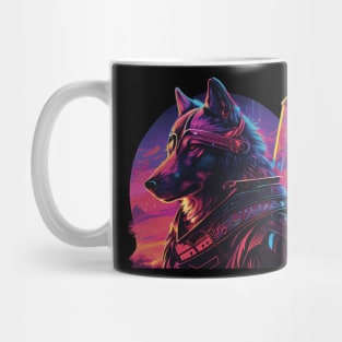 Samurai wolf Mug